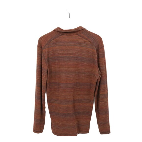 Smartwool Men's Classic Thermal Merino Base Layer Pattern 1/4 Zip L - Picture 3 of 5